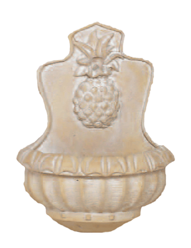 Welcome Pineapple Cast Stone Outdoor Garden Fountains Fountain Tuscan